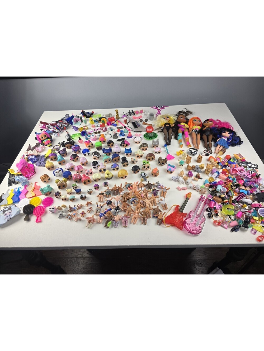 LOL Surprise Dolls Huge Mixed Lot Pets Babies Accessories Bottles Bags Clothes